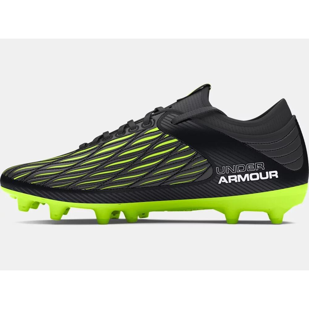 Under Armour Unisex UA Magnetico Select 4 FG Soccer Cleats Black/Anthracite 10 - Picture 5 of 7